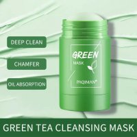 Маска почистване на лице със зелен чай под формата на стик - HZS9, снимка 2 - Козметика за лице - 42351206