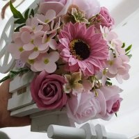 Колела със сапунени цветя , снимка 5 - Подаръци за жени - 40282902