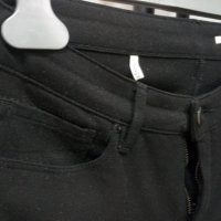 Черен панталон Zara, модел slim, M, снимка 1 - Панталони - 42206054