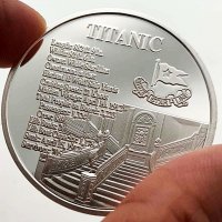 Титаник монета / Titanic coin, снимка 3 - Нумизматика и бонистика - 22521168