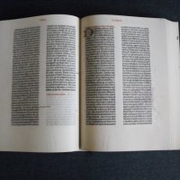 Библията на ГУТЕНБЕРГ. Факсимилно копие в 1:1., снимка 5 - Колекции - 37974019