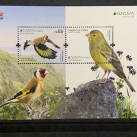 417. Португалия 2019 = “ Europa stamps. Фауна. Местни птици “ ,**, MNH, 3хMinisheet , снимка 2 - Филателия - 31764717