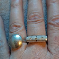 Сребърни пръстени, снимка 4 - Пръстени - 13486987