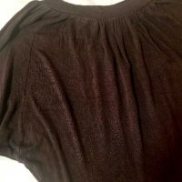 Кафяв блузон/туника, снимка 4 - Блузи с дълъг ръкав и пуловери - 26475764