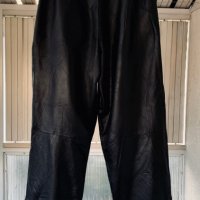 Модерен кожен панталон агнешка кожа, снимка 6 - Панталони - 38275605