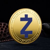 Zcash Coin / Зкеш Монета ( ZEC ) - Gold / Blue, снимка 2 - Нумизматика и бонистика - 39152371