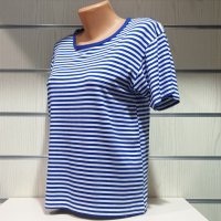 Нова дамска моряшка класическа тениска, Вискоза, снимка 2 - Тениски - 30499118