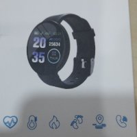  D18 Smart Watch Смарт гривна часовник , снимка 11 - Смарт гривни - 38787202