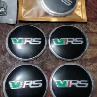 Супер качество хром капачки за вентили и стикер лепенка с емблема ВРС VRS джанта на кола автомобил, снимка 4 - Аксесоари и консумативи - 31766210