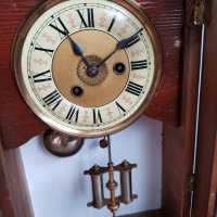 Стар настолен механичен часовник, снимка 5 - Антикварни и старинни предмети - 37485790