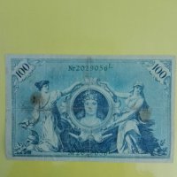 100 германски марки 1908, снимка 4 - Нумизматика и бонистика - 42230281