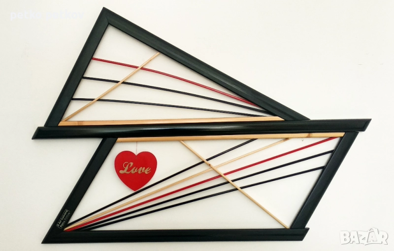 Абстрактно пано Love, снимка 1