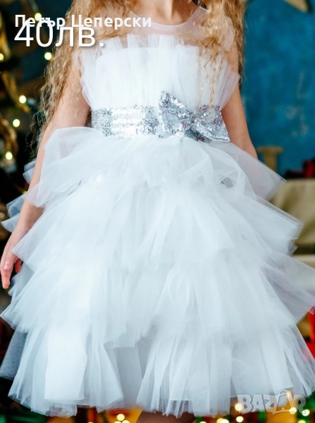 Детски рокли в бяло, снимка 1