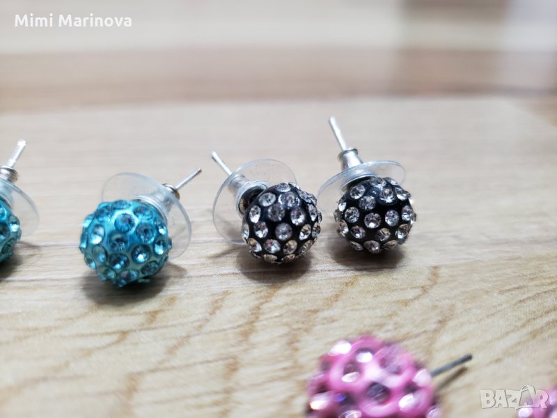 Обеци с камъни, снимка 1