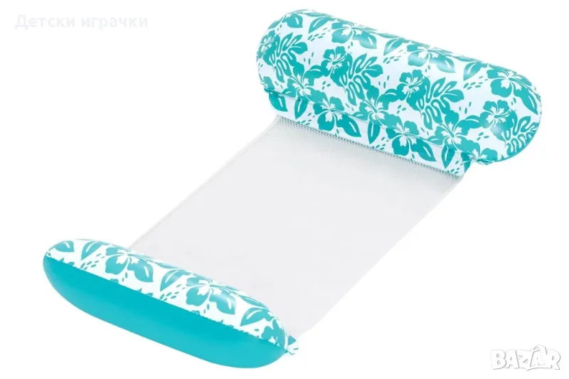 Надуваем плюшен хамак Bestway, 145 х 87 см, PVC, CoolDown™, луксозен, снимка 1