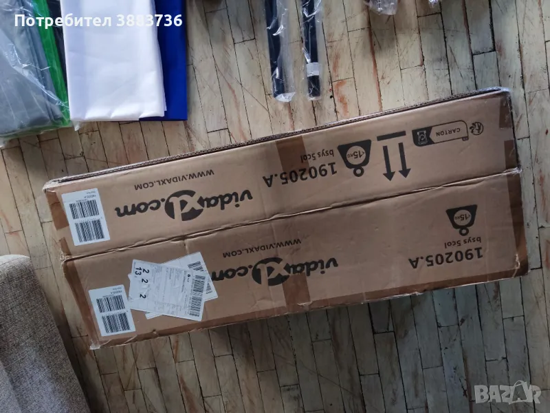  К-т за фото/видео студио с 5 фона + стативи,фото и видео, снимка 1