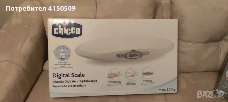 Електронна везна Chicco, снимка 1