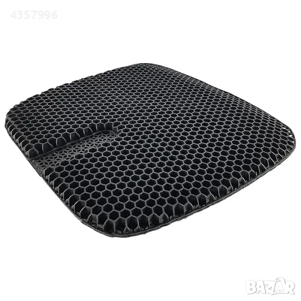  Подложка седалка за кола, РА293 силикон 43х40 - Черна, снимка 1