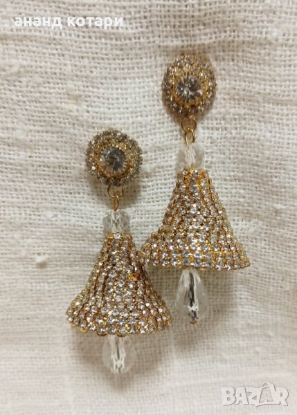 Обеци - дълги камбанки М10, снимка 1