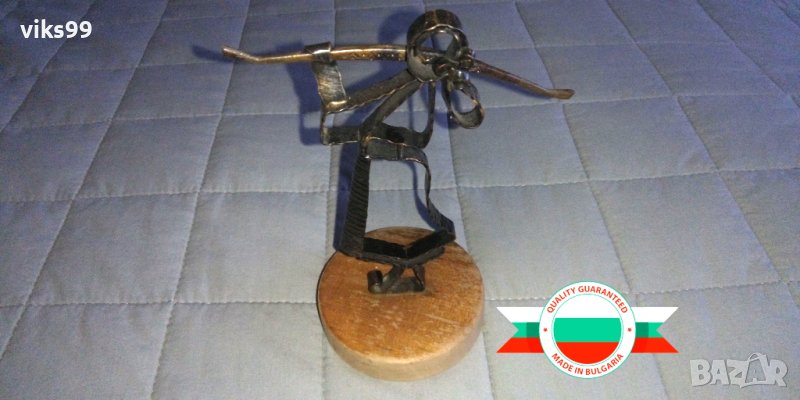 Стар български сувенир от ковано желязо, снимка 1