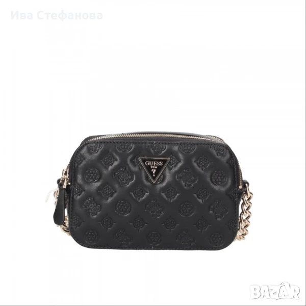 Уникална оригинална моркова черна чанта Guess, снимка 1
