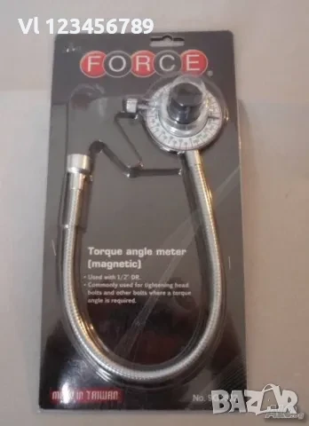 Градусомер Force магнитен 1/2”, снимка 1