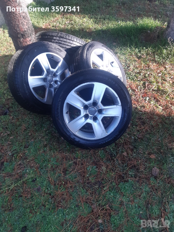 4 джанти АУДИ 4 летни 205/55/16, снимка 1