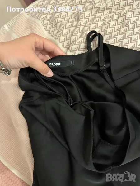 Дамска черна рокля, снимка 1