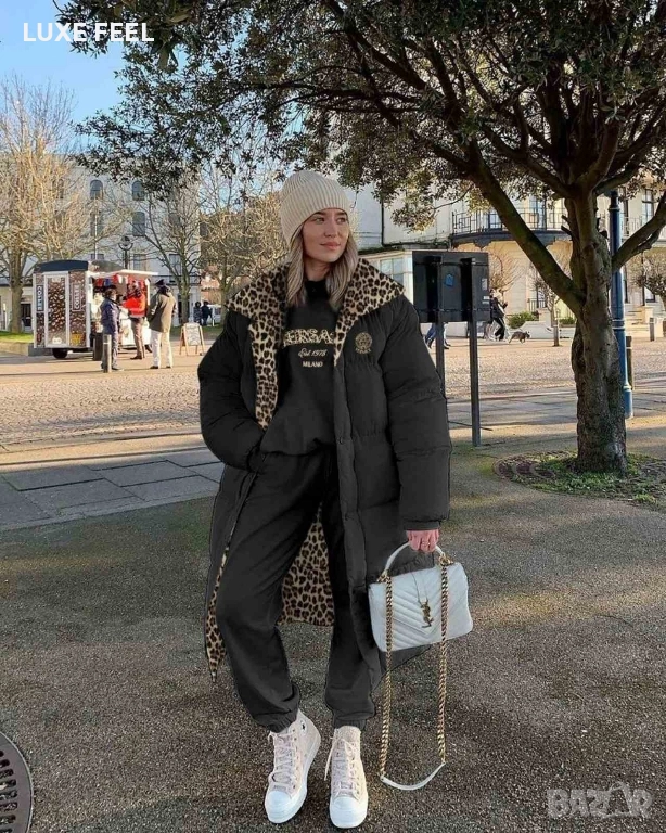 Зимно Яке + Ватиран Екип - лого Бродирано ⚜️ Versace , снимка 1