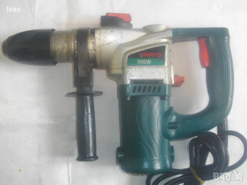 ЗА ЧАСТИ ЗА РЕМОНТ 900 ВАТА 3,5 ДЖАУЛА ПОЛСКИ ПЕРФОРАТОР КЪРТАЧ ДВУПОЗИЦИОНЕН VERTO, снимка 1
