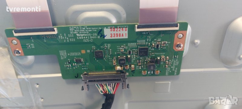 T-CONTROL BOARD 6870C-0469A V14 42 DRD TM12 6871L-3398A PHILIPS 42PFK6309-12 for 42inc DISPLAY LC420, снимка 1