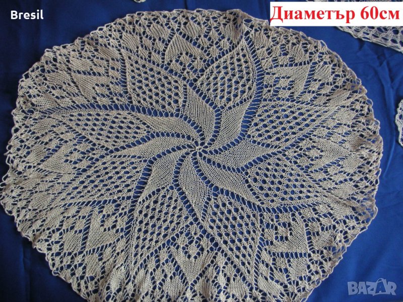 Дантелени покривки за маса Тишлайфери Бродирани карета за маса Отличен подарък, снимка 1