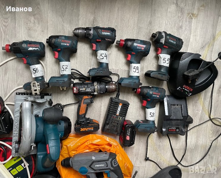 Безчетков винтоверт , Импакт , Dewalt, Bosch , перфоратор , снимка 1