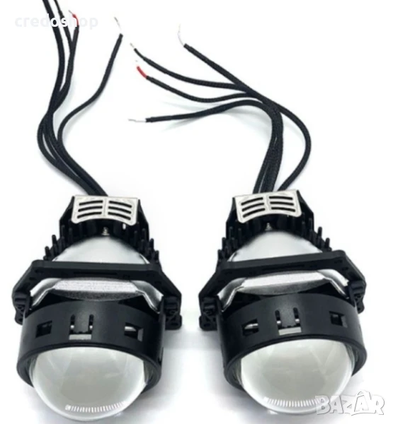 110w Bi LED, ЛЕД лупи за вграждане 3 инча с къси и дълги светлини, снимка 1