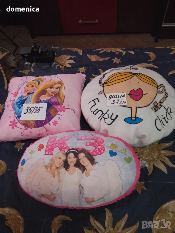 Декоративни детски възглавници със силиконов пълнеж., снимка 1