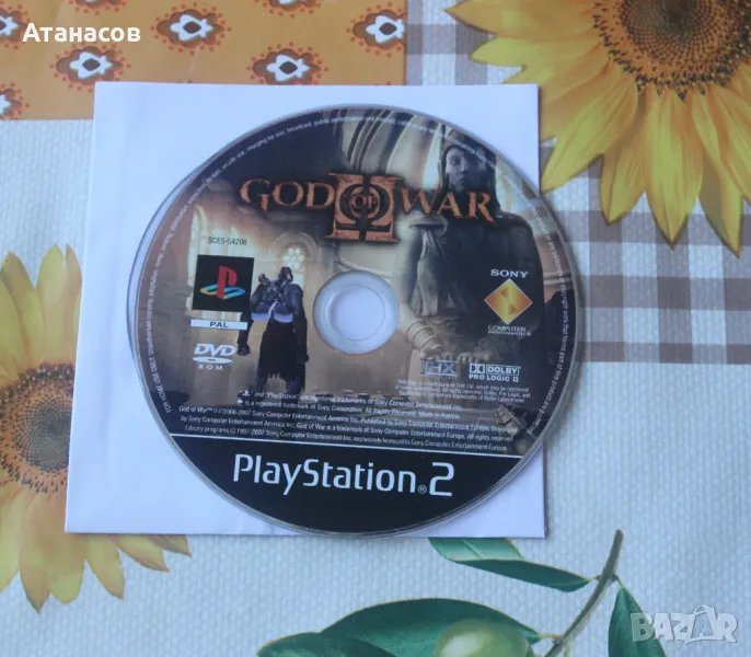 PS2 God of War II - само диска, снимка 1