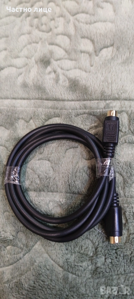 Видео кабел SVHS-SVHS, снимка 1