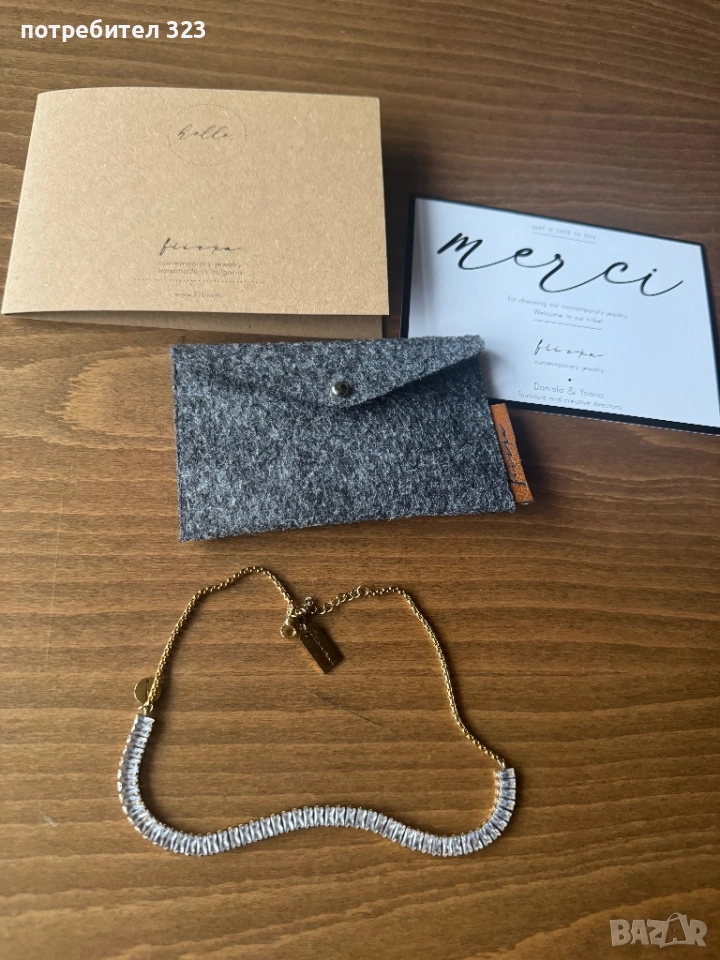 Колие CRYSTAL TILES, снимка 1