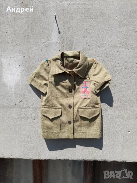 Стара детска риза,блуза Олимпиада Москва 1980, снимка 1