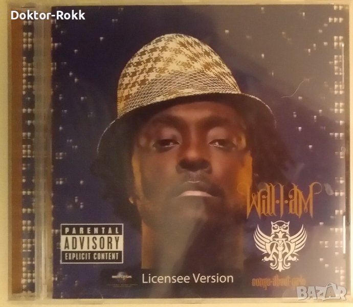Will.I.Am – Songs About Girls (2007, CD) , снимка 1