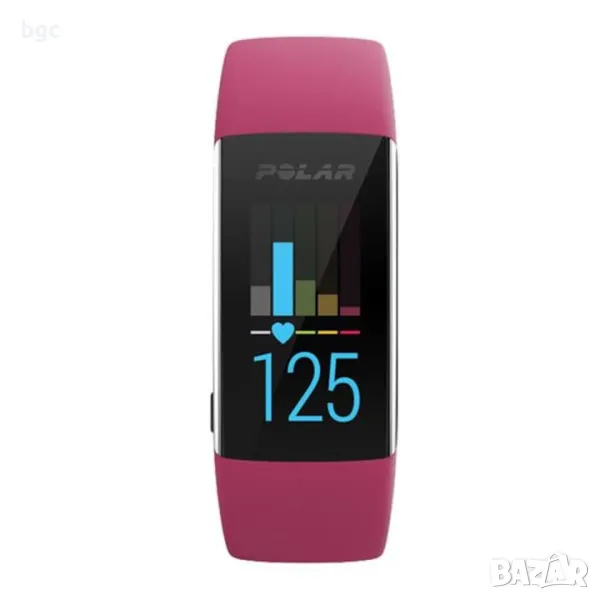 НОВА Оригинална Polar Фитнес гривна A370, HR, Small, Ruby - 12 месеца гаранцияна , снимка 1
