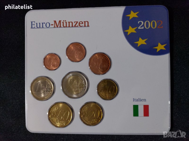 Италия 2002 - Евро сет - комплектна серия от 1 цент до 2 евро, снимка 1
