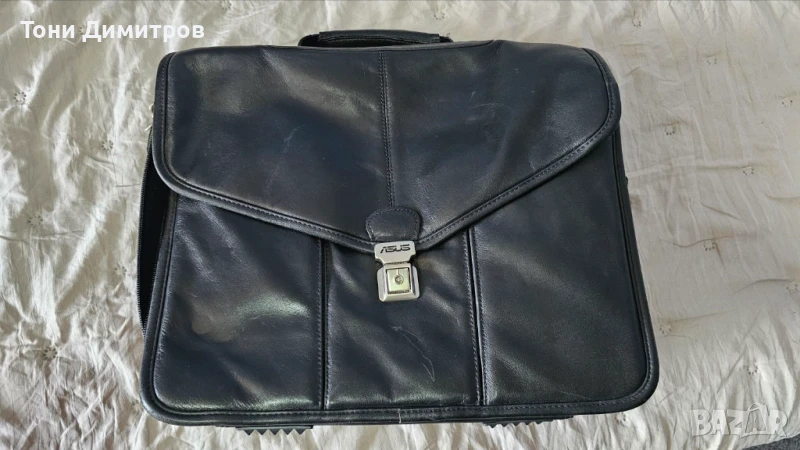 Кожена чанта за лаптоп Asus, снимка 1