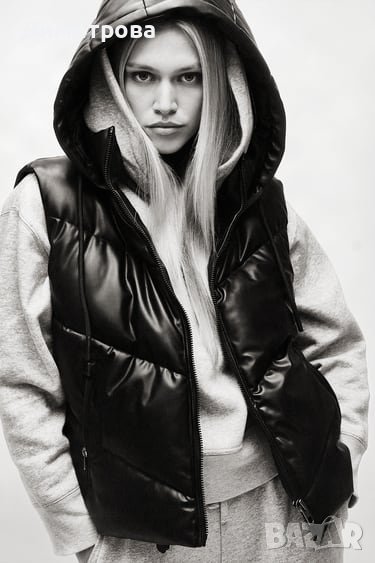 Грейка от изкуствена кожа Zara, снимка 1