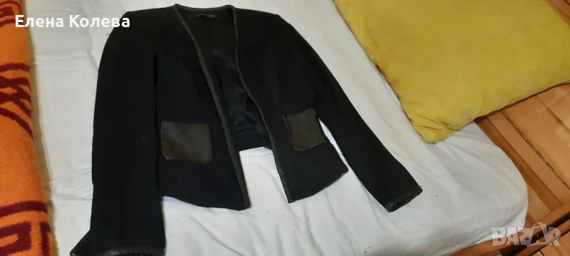 Тъмно дамско сако, снимка 1