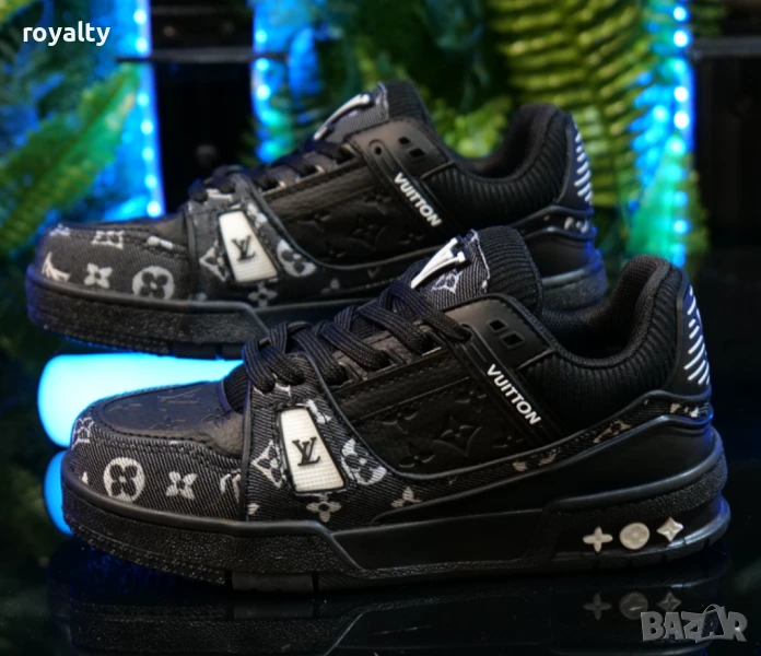 Louis Vuitton черни дамски маратонки , снимка 1