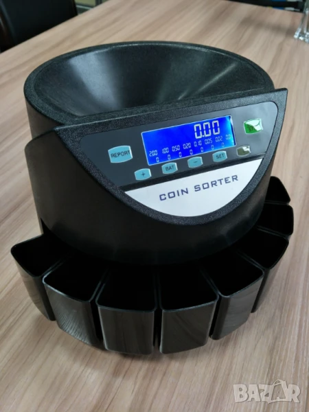 Професионална Машина за броене и сортиране на български монети стотинки, снимка 1