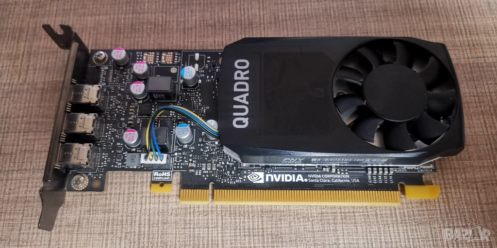 видеокарта Nvidia Quadro 400 2Gb DDR5 with low profile bracket, снимка 1