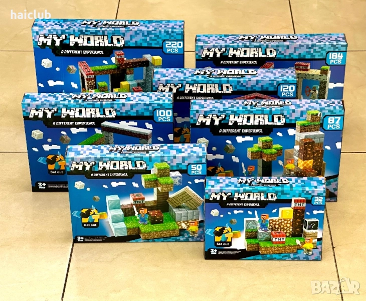 Магнитни кубчета Майнкрафт /Minecraft Magnetic Blocks, снимка 1