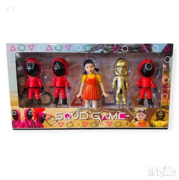 ПРОМО! Фигурки Squid Game/игра на Калмари/Squid Game mask/маски , снимка 1